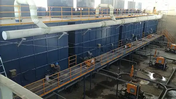 Силосы для хранения обезвоженного шлама