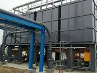 Силосы с подвижной нижней рамой для шлама влажностью 30–60%
